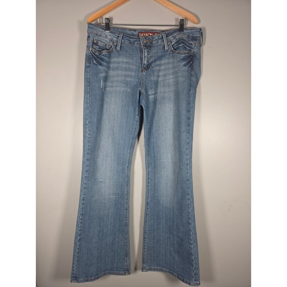 Vintage Y2K Hint Light Wash Bootcut Denim Pants Blue Size 13